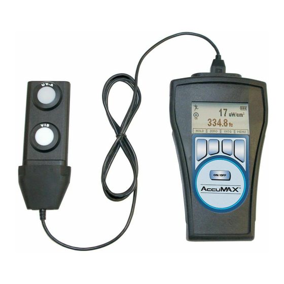 Accumax Spectroline XRP-3000A Quick Manual