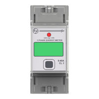 L&T Electrical & Automation 1 Phase DIN Rail Meter User Manual