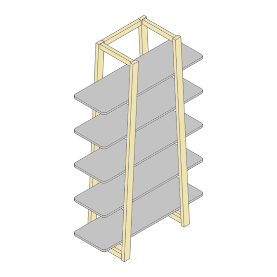 Next HENRY 423498 Indoor Ladder Shelving Manuals