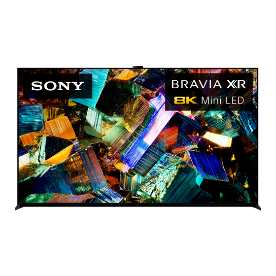 Sony BRAVIA XR-85Z9K Reference Manual