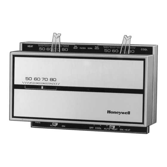 Honeywell T874 Quick Start Manual