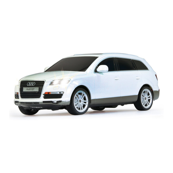 Jamara Audi Q7 2,4GHz Instructions Manual