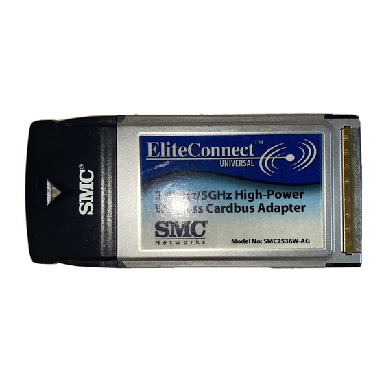 SMC Networks EliteConnect SMC2536W-AG2 Installation Manual
