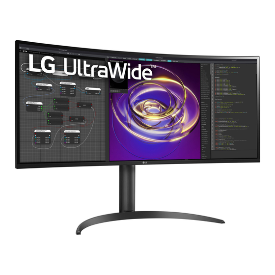 LG 34BP85C Owner's Manual