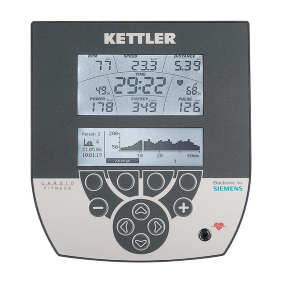 Kettler SG1 Training And Operating Instructions