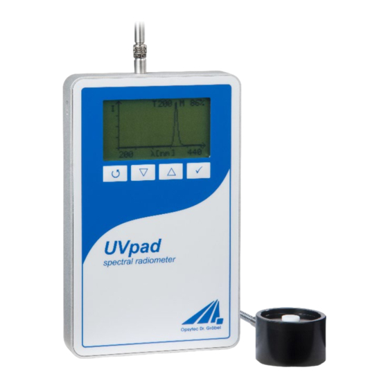 Opsytec Dr. Grobel UVpad Manual