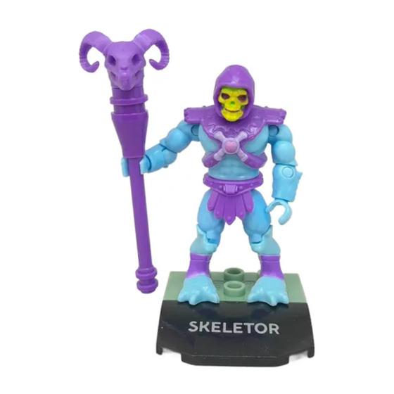Mega Construx PRO BUILDERS MASTERS OF THE UNIVERSE SKELETOR Manual