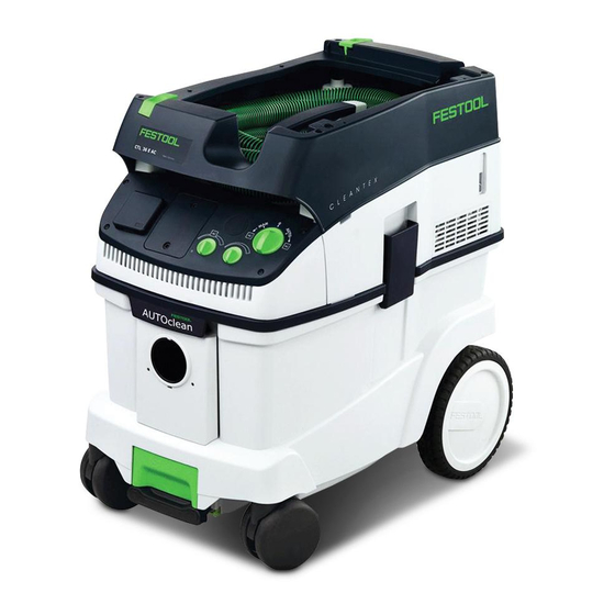 Festool CLEANTEX CT 26 E AC Instruction Manual