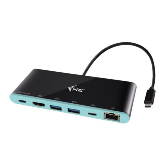 i-tec C31MINIDOCK4KPD User Manual