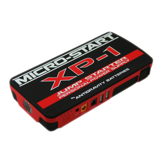 Antigravity Batteries MICRO-START XP-1 User Manual