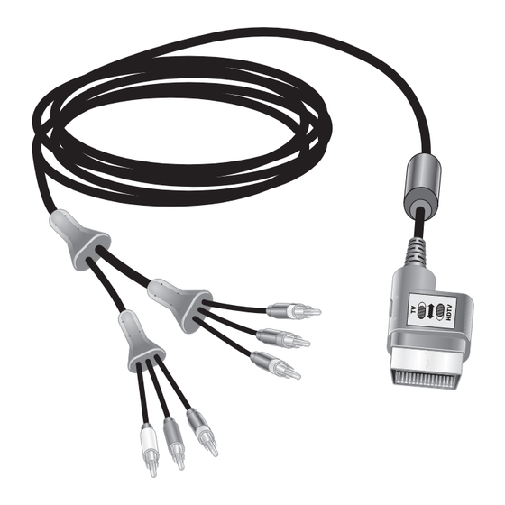 Microsoft Xbox 360 Component HD AV Cable User Manual