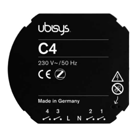 Ubisys C4 Quick Start Manual