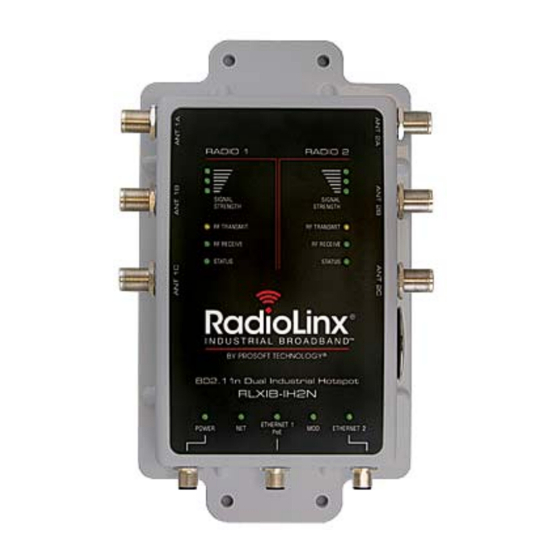 ProSoft Technology RadioLinx RLXIB-IH2N-W Setup Manual