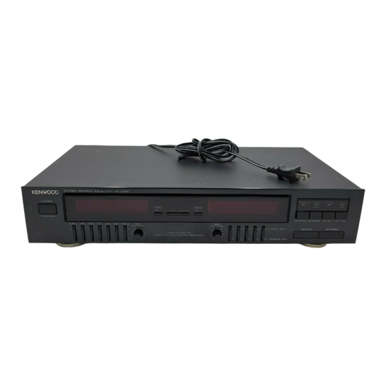 Kenwood GE-4030 Instruction Manual
