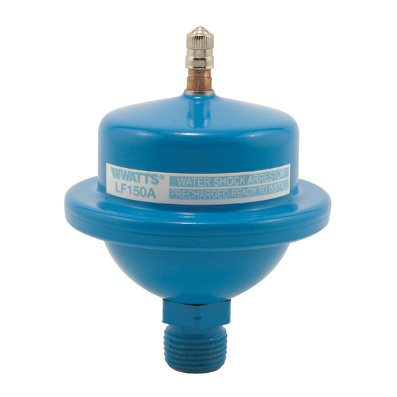 Watts LF150A Series Installation Instructions