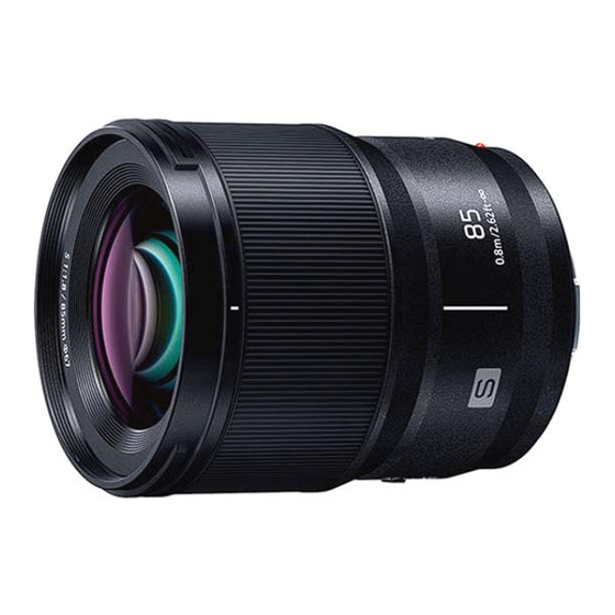 Panasonic LUMIX S-S85 Manuals