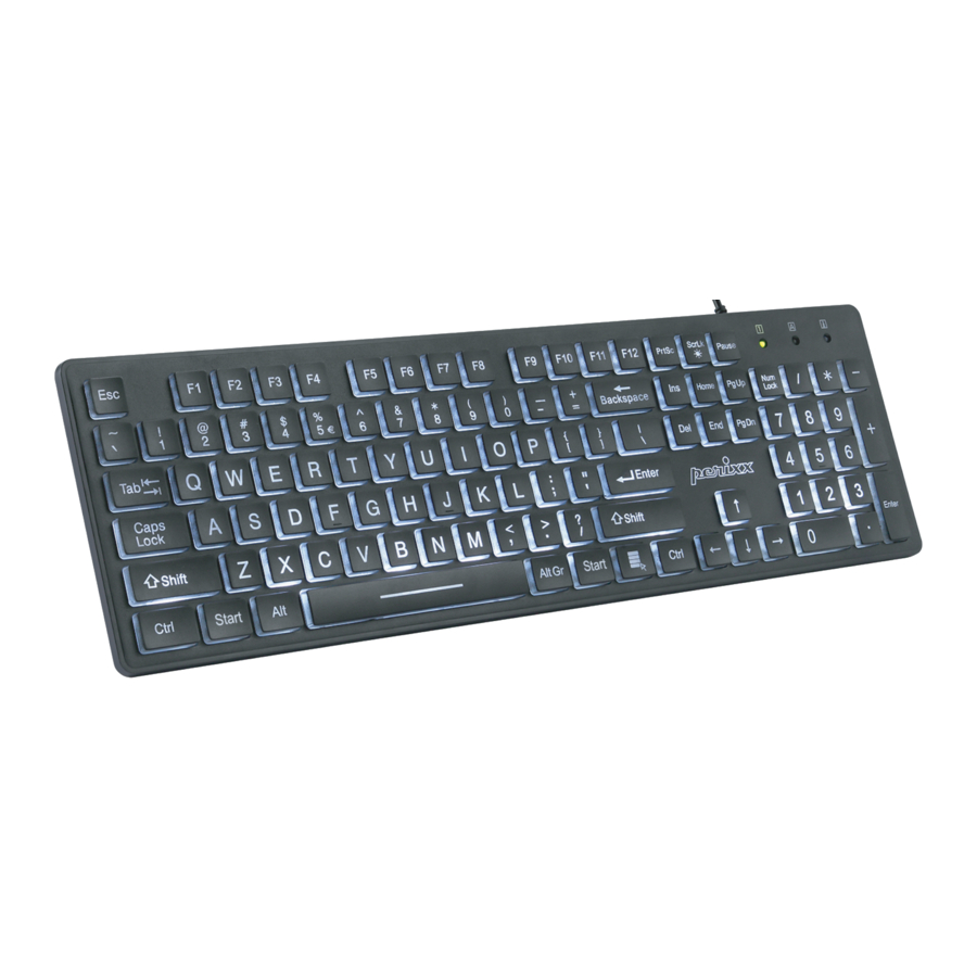perixx PERIBOARD-317 - Keyboard Manual