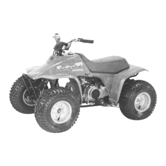 Honda 1987 FOURTRAX70 Owner's Manual