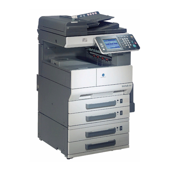 Konica Minolta Printer/Fax/Scanner/Copier 250 Manuals
