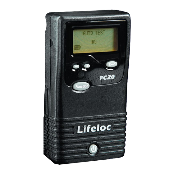 Lifeloc FC20BT Operator's Manual