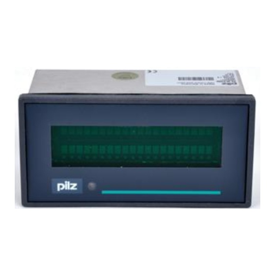 Pilz PX 30 Touch terminals Manuals