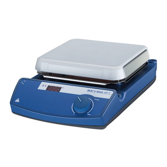 IKA C-MAG HP 7 Service Manual