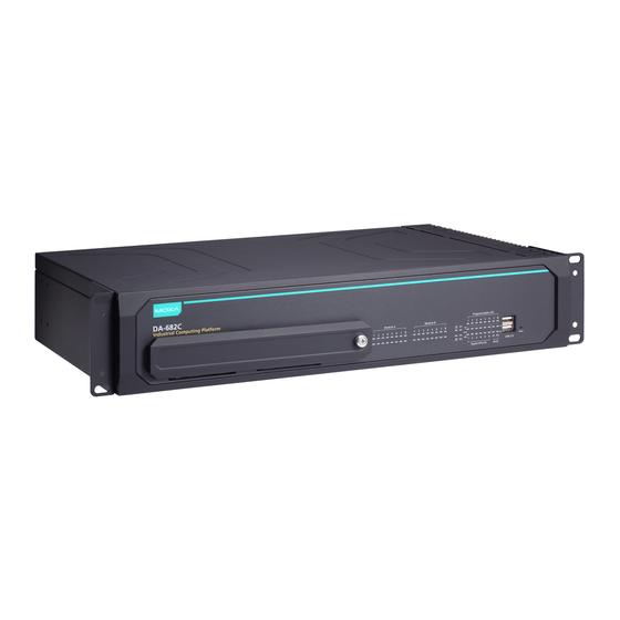 Moxa Technologies DA-682C Series Quick Installation Manual