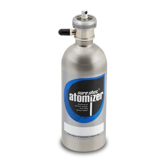 SureShot ATOMIZER Instructions Manual