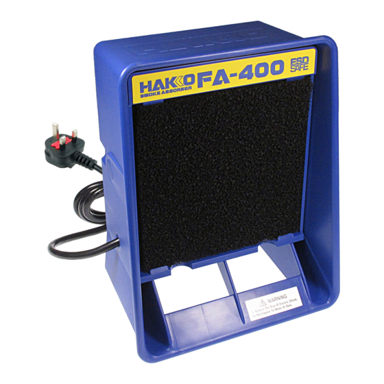 Hakko Electronics FA-400 Quick Start Manual