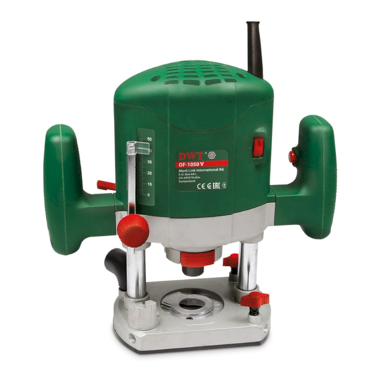 DWT OF-1050 V Router Trimmer Manuals