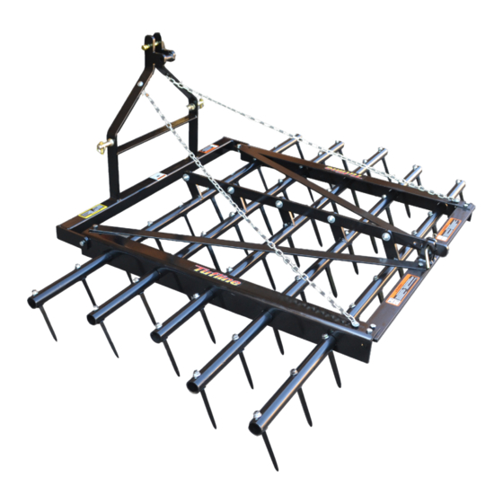 Tufline SPIKE HARROW SH-72 Operator's Manual