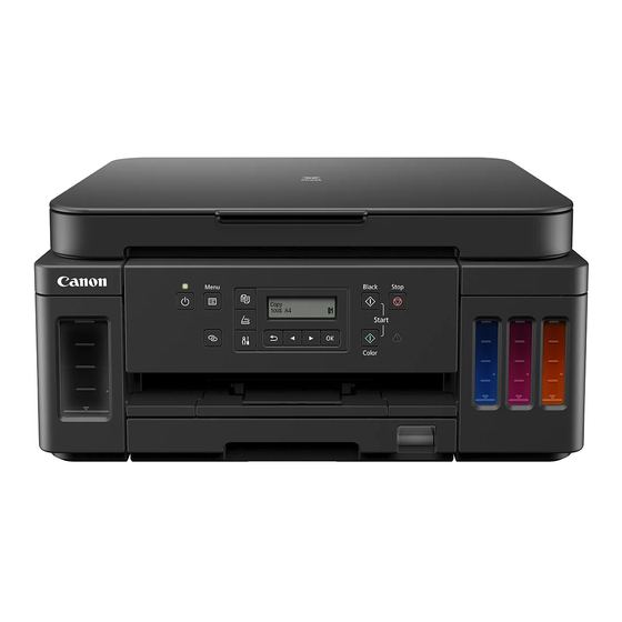 User Manuals: Canon PIXMA G6010 All-In-One Printer