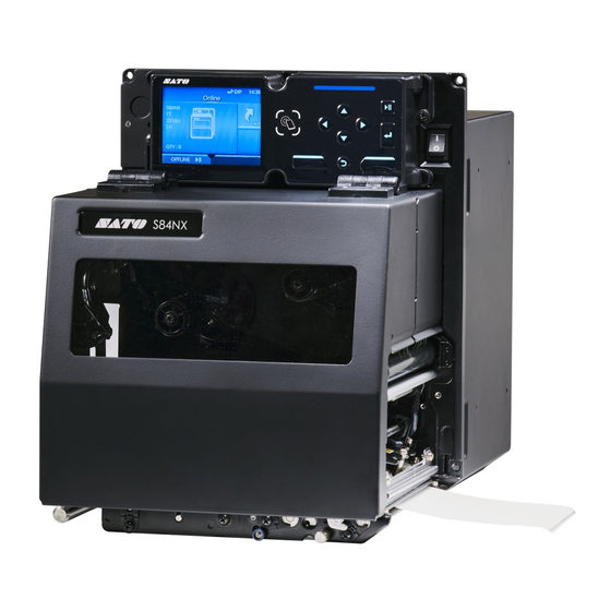 SATO S84NX Operator's Manual