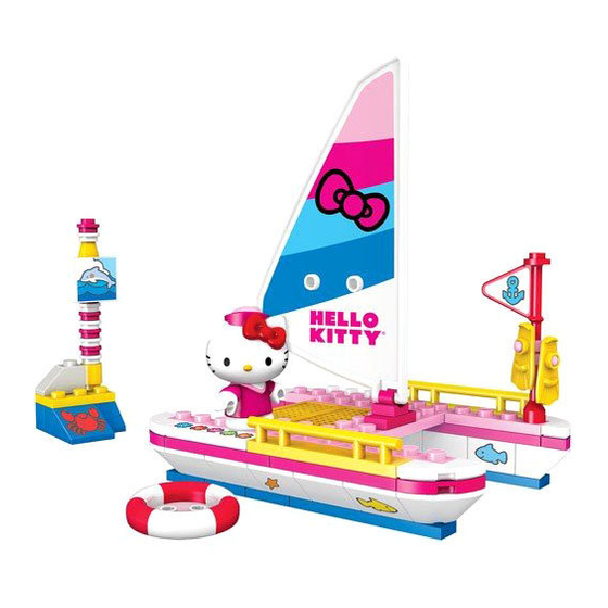 Mega Bloks HELLO KITTY Sailboat Manual