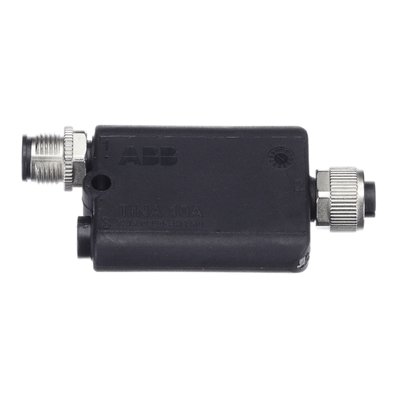 ABB Tina 10B Adapter Unit Manuals