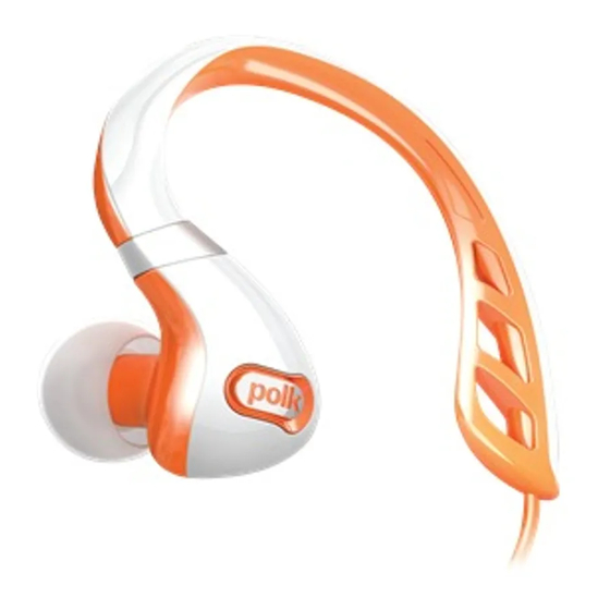 Polk Audio UltraFit 3000 Owner's Manual
