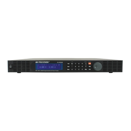 BK Precision XLN 3640 User Manual