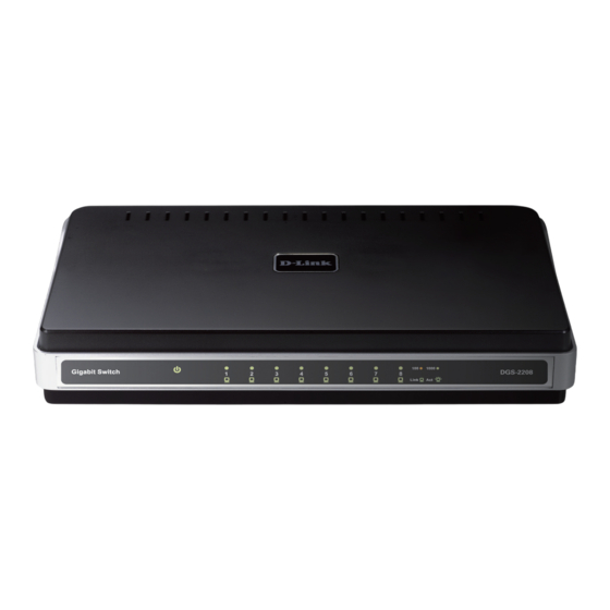 D-Link DGS-2208 User Manual