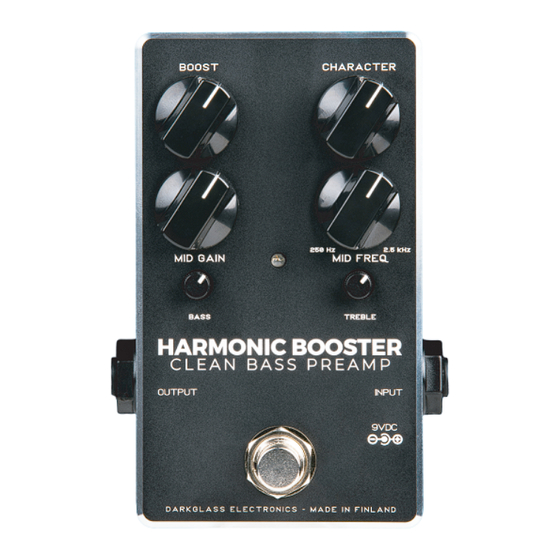 Darkglass Electronics Harmonic Booster User Manual