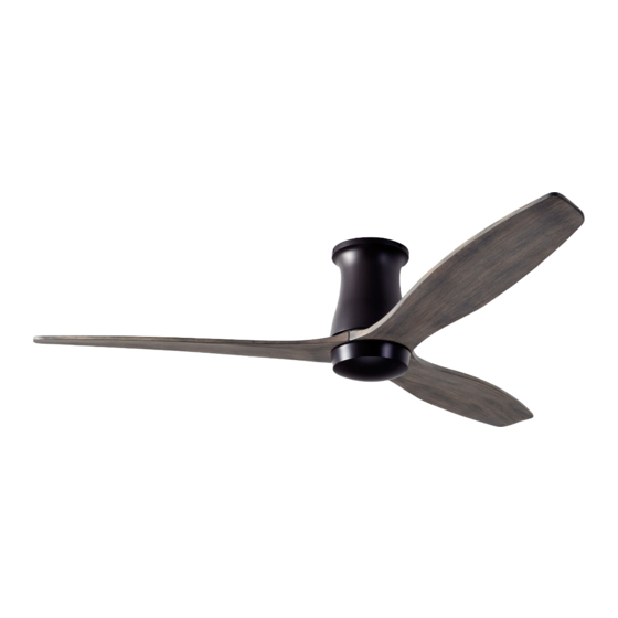 The Modern Fan Company Arbor Flush DC Installation Instructions And Owner's Manual