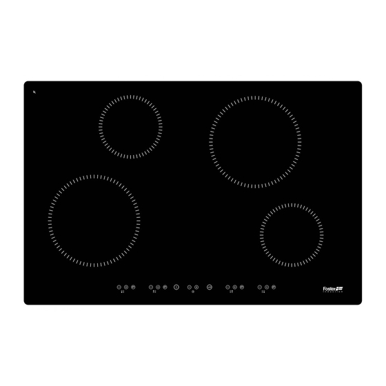 Foster 7371/300 Induction Cooker Hob Manuals