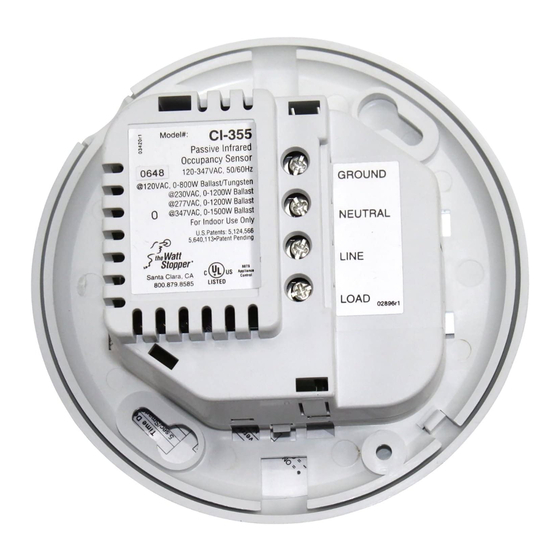 LEGRAND Wattstopper CI-355 Installation Instructions Manual