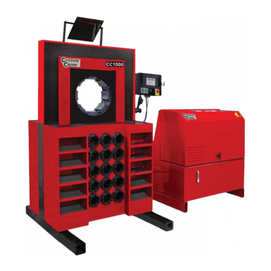 Custom Crimp CC1000 Operator's Manual