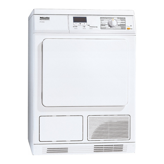 Miele professional PT 5135 C Manual