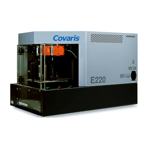 Covaris LE220R-plus Setup & Instruction Manual