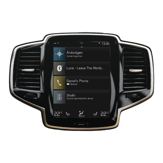 Volvo SENSUS NAVIGATION Manual
