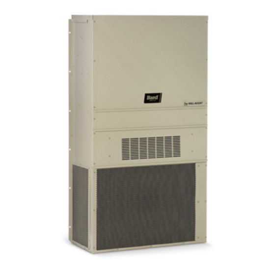 Bard W3SAC-A Wall-Mount Air Conditioner Manuals