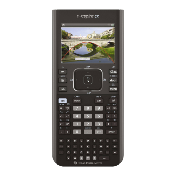 Texas Instruments TI-nspire CX First Steps