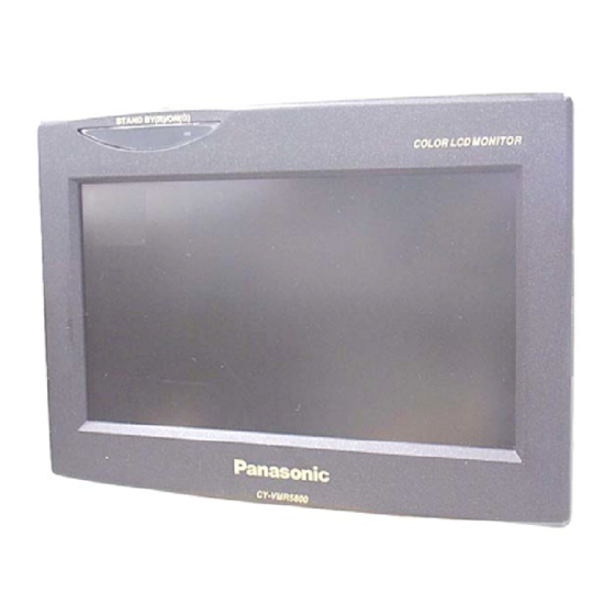Panasonic CY-VMR5800N Service Manual