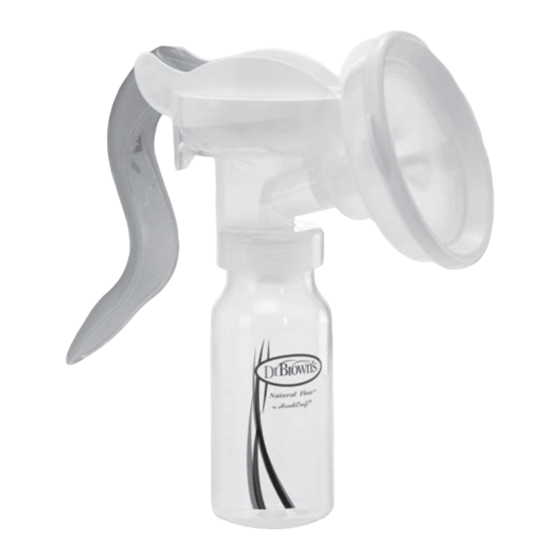 Dr. Brown's Breast Pump Instruction Booklet
